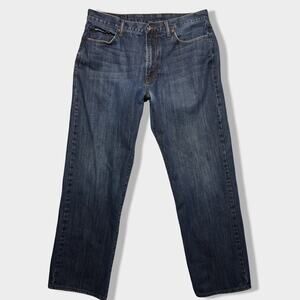 Lucky‎ Brand 181 Relaxed Straight Jeans Men's 36 Blue Denim Classic Fit